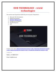 OUR TECHNOLOGY – tririd technologies.doc