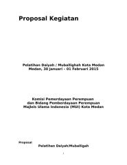 proposal mui pelatihan dai daiyah 2015 (2).doc