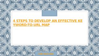 4 Steps To Develop An Effective Keyword-to-URL Map.pptx
